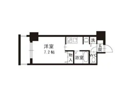 GP栄本町通(1K/11階)の間取り写真