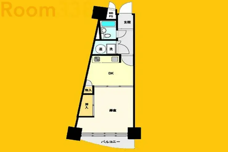 シャンボール北新宿 12階階 間取り