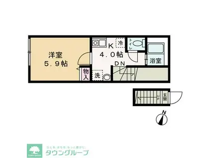 グランステージ西永福(1K/2階)の間取り写真