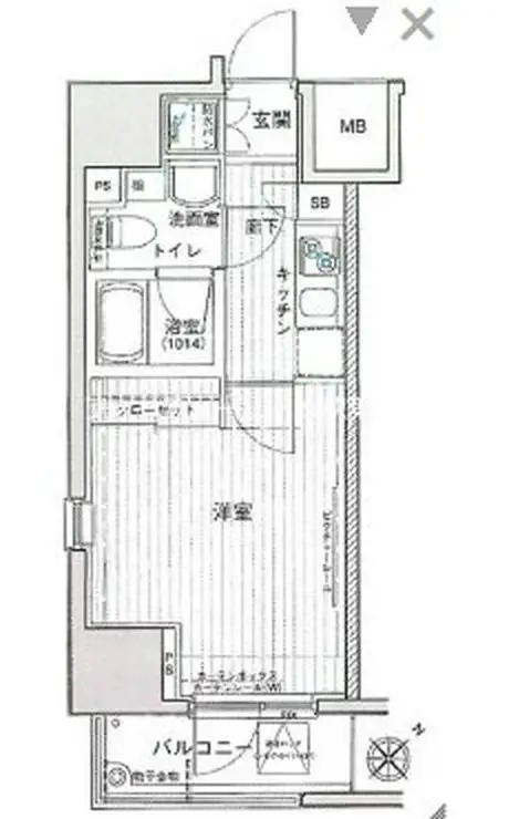 パークウェル蔵前 5階階 間取り
