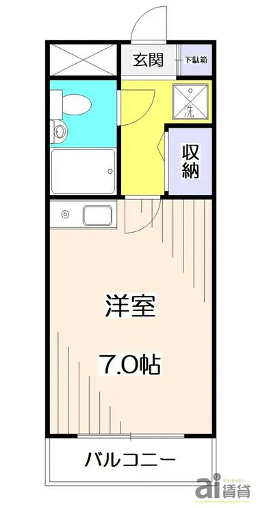 ライオンズマンション清瀬第2 2階階 間取り