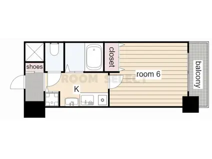 プレサンス名古屋STATIONザ・シティ(1K/3階)の間取り写真