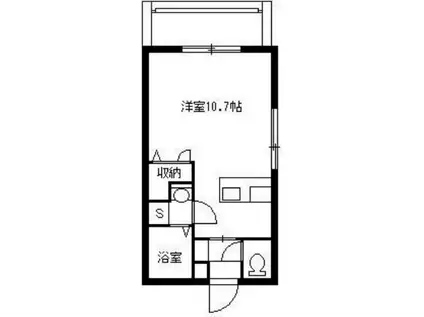 YSTERRACE(ワンルーム/3階)の間取り写真