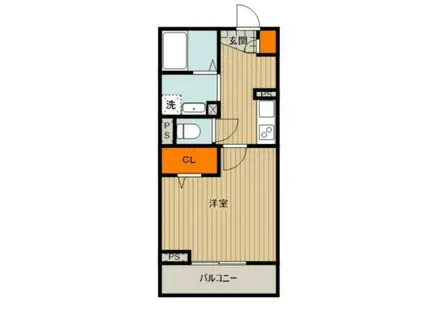 AXIS NERIMA(1K/1階)の間取り写真