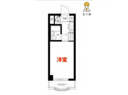 パークノヴァ横浜参番館(ワンルーム/6階)の間取り写真