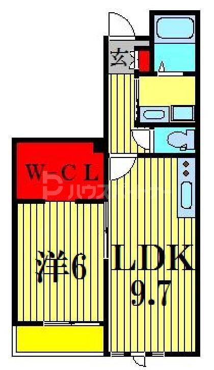 LANAI HOUSE 393 NOAH(1LDK/1階)の間取り写真
