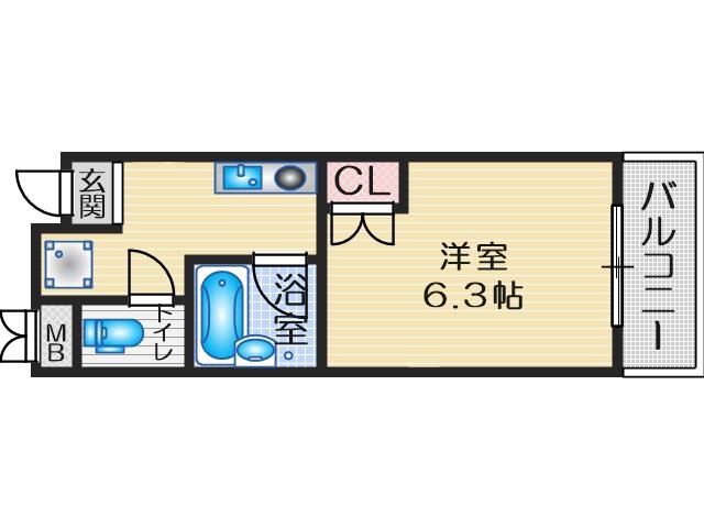 粋和ビル(1K/5階)の間取り写真