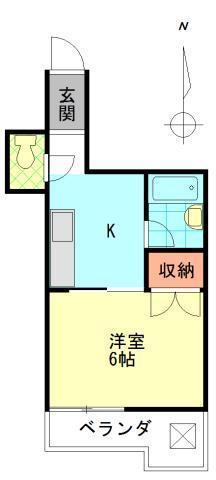 シティタウン久永NO.1(1K/4階)の間取り写真
