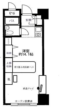 メゾン大塚(ワンルーム/7階)の間取り写真