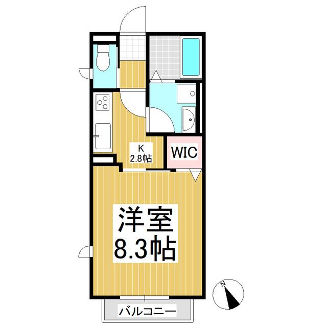 CIER NOLE(1K/1階)の間取り写真