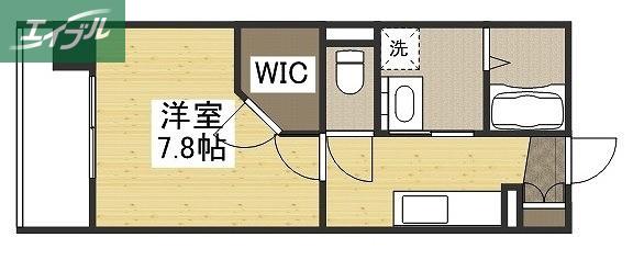 カサ・セグーラ田町(1K/5階)の間取り写真