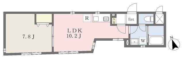 PRECIOUS MORIOKA(1LDK/3階)の間取り写真