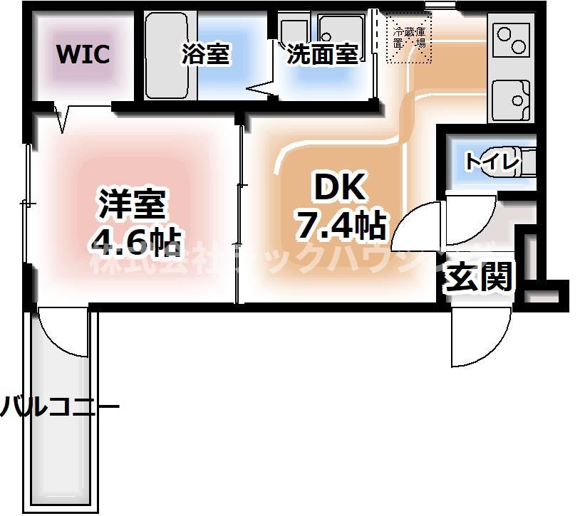 フジパレス大日I番館(1DK/1階)の間取り写真