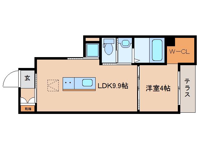 エトワールあかり(1LDK/1階)の間取り写真