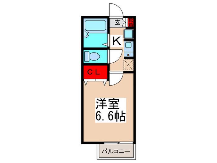 コンフォート・サワダA(1K/1階)の間取り写真