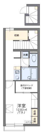 レオパレス千音寺(1K/2階)の間取り写真