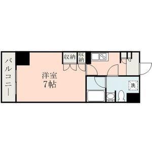 FLAT 熊本(1K/10階)の間取り写真