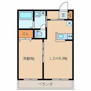 イーストコート東糀谷(1LDK/1階)の間取り写真
