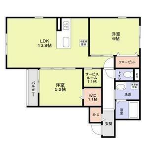 ＪＲ山手線 巣鴨駅 徒歩4分 3階建 築5年(2SLDK/2階)の間取り写真