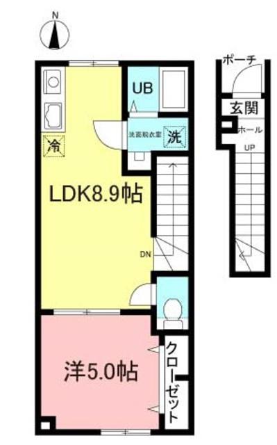 MAISONNETTPARK小竹向原駅(1LDK/2階)の間取り写真