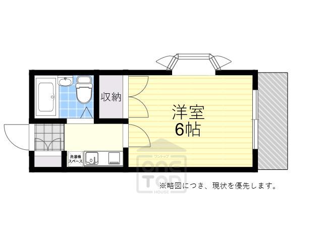 エクセレントハイツ(1K/2階)の間取り写真