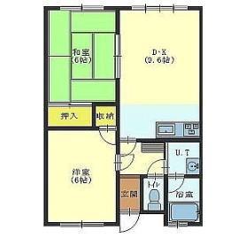 サンリヴァージュ・N(2DK/2階)の間取り写真