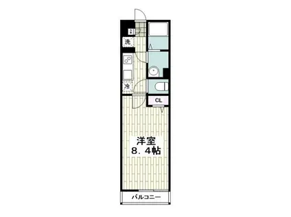 リブリ・エクセルシオ六浦(1K/3階)の間取り写真