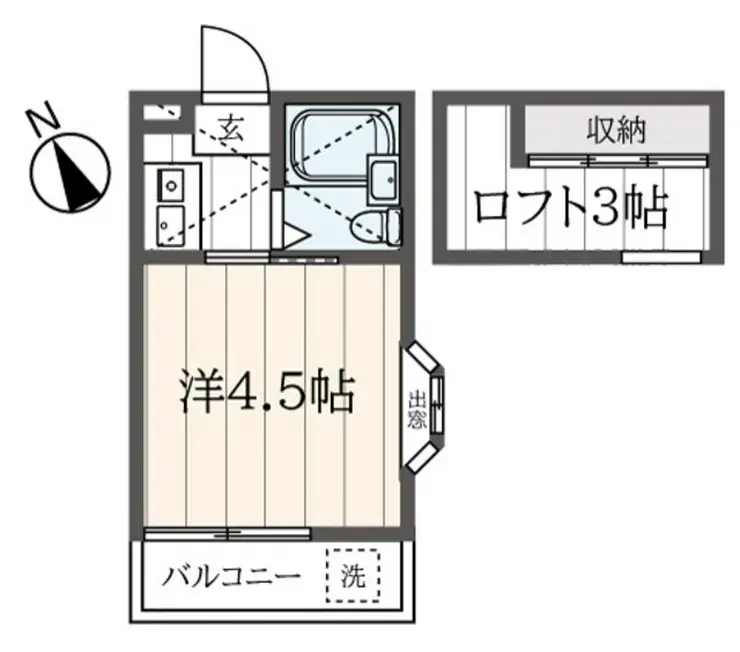 ウォールデン常盤台 2階階 間取り