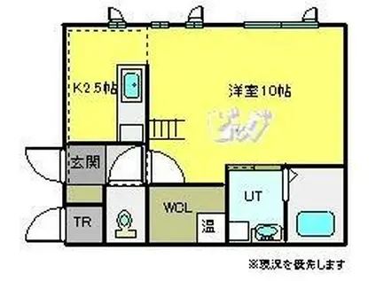 TENERE(1K/2階)の間取り写真