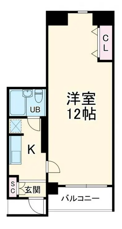 アドリーム横浜初音 3階階 間取り