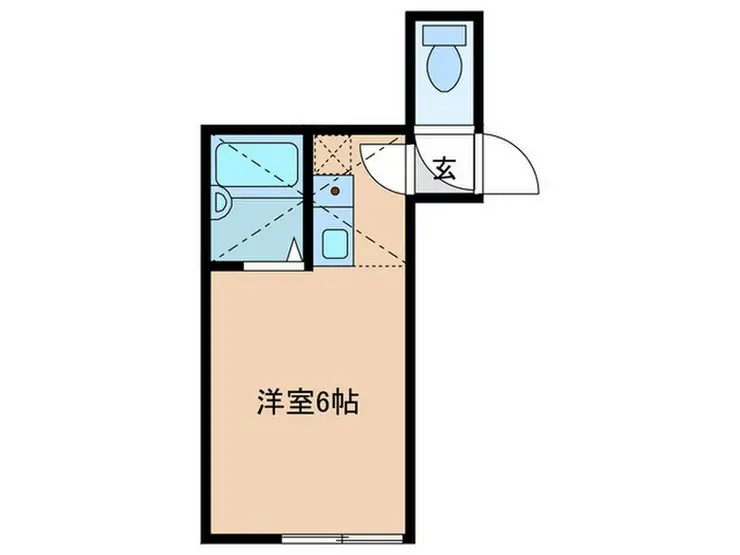 フォンターナ相模大野 1階階 間取り