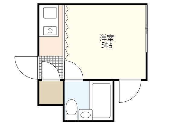 リブレ榎町(ワンルーム/3階)の間取り写真