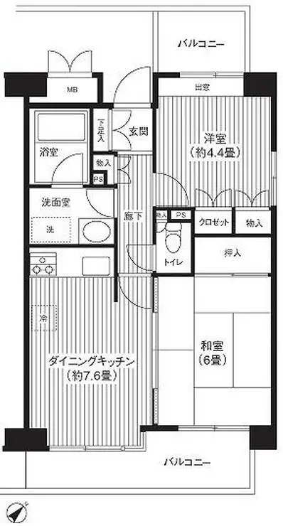 ステラメゾン武蔵小山 3階階 間取り