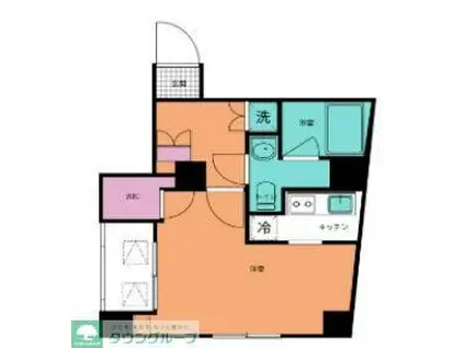 リガーレ本所吾妻橋(ワンルーム/5階)の間取り写真