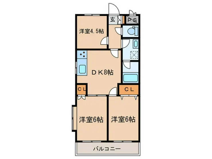 ラ・ソワレ 1階階 間取り