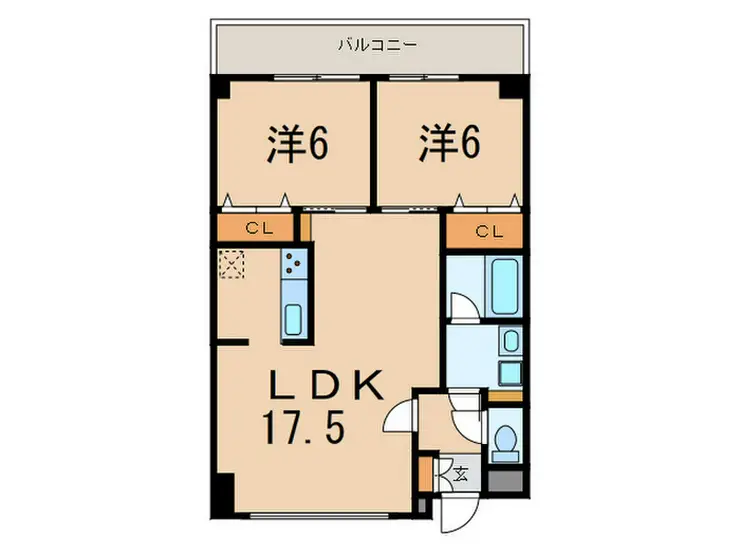 エデュコート小石川 5階階 間取り