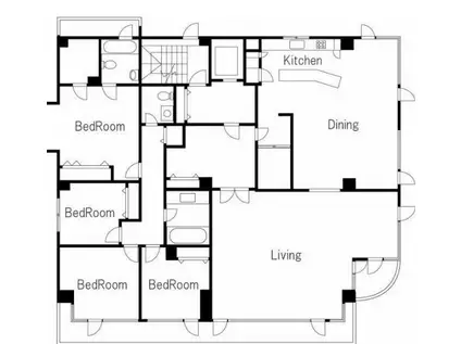 クリスティーホームズ三田(4LDK/2階)の間取り写真