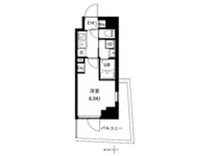 アーバンパーク川口並木(1K/6階)の間取り写真