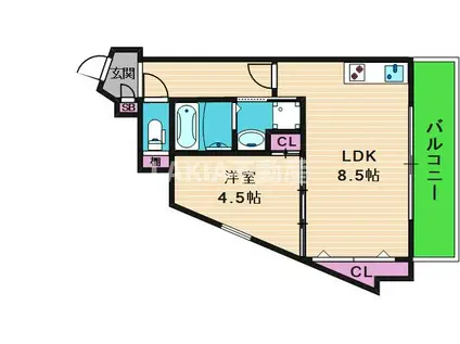 BLDK THEATER(1LDK/2階)の間取り写真