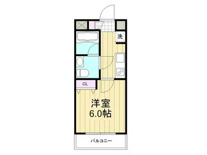 AZESTお花茶屋IV(1K/3階)の間取り写真