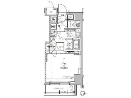 アルテシモ オアゾ(1K/3階)の間取り写真