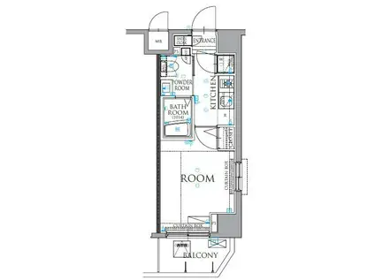 アルテシモ モンド(1K/5階)の間取り写真