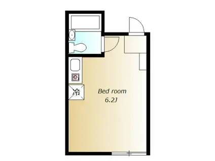 パステルハウス馬込(ワンルーム/1階)の間取り写真
