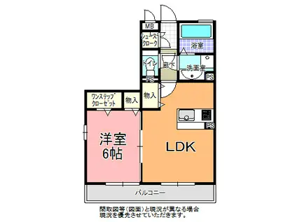 FRANCHISE HOUSE(1LDK/2階)の間取り写真