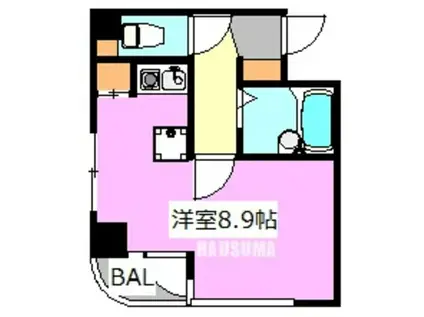 プレール本駒込(ワンルーム/2階)の間取り写真