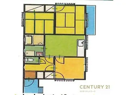 メゾンV(3DK/2階)の間取り写真