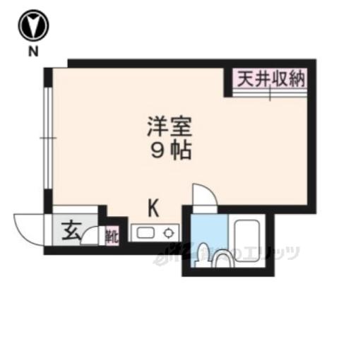 NAKAHOUSE(ワンルーム/2階)の間取り写真