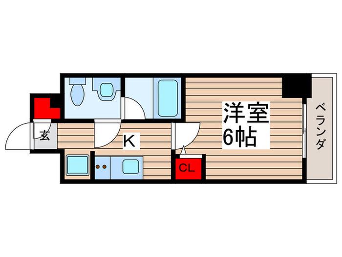 S-RESIDENCE松戸IRISE(1K/13階)の間取り写真