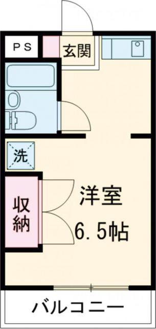 メゾン谷沢I(ワンルーム/1階)の間取り写真