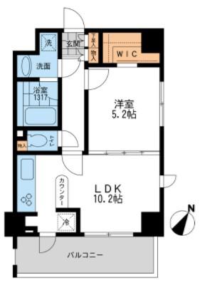 CASSIA押上CASSIA押上(1LDK/7階)の間取り写真